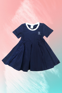 Bequemes T-Shirt Kleid aus Baumwolle