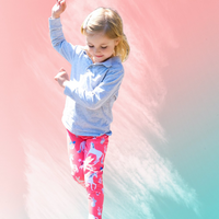 Kinder-Leggings Einhorn für Mädchen